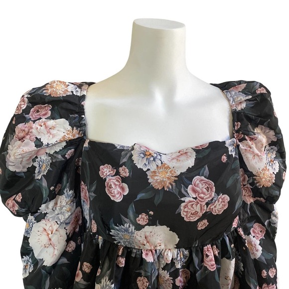 NWT BUDDY LOVE Stassie Puff Sleeve Baby Doll Dress, Medium - Picture 3 of 15